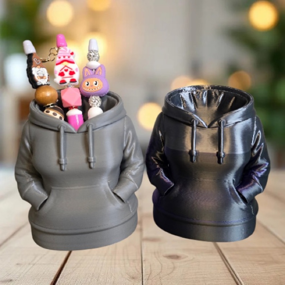 Novelty Hoodie Pen Holder / Desk Organizer – Unique Gift